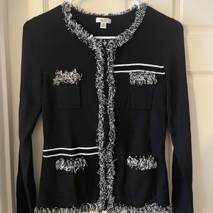 Cache jacket, long -sleeved shirt with fringe, size S